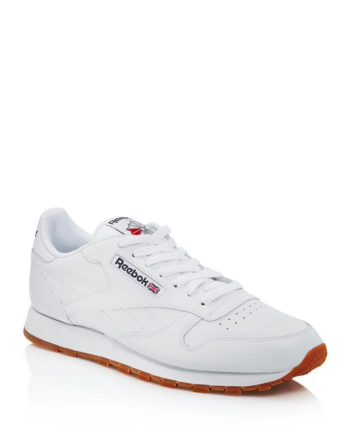 商品Reebok|Men's Classic Leather Lace Up Sneakers,价格¥561,第1张图片