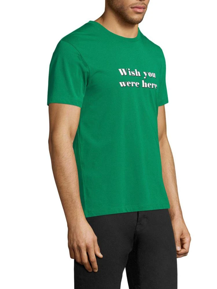 商品AMI|Wish Your Were Here Cotton Tee,价格¥401,第3张图片详细描述