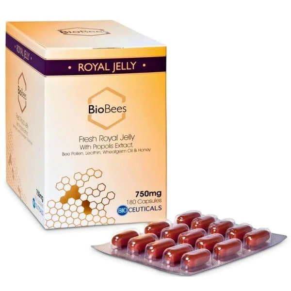 商品Biobees|BioBees Fresh Royal Jelly Capsules,价格¥405-¥2169,第1张图片