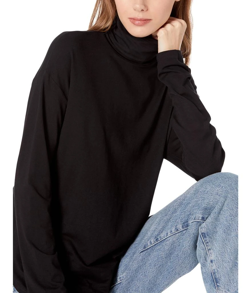 商品MAJESTIC FILATURES|Soft Touch Long Sleeve Semi Relaxed Turtleneck,价格¥1086,第3张图片详细描述