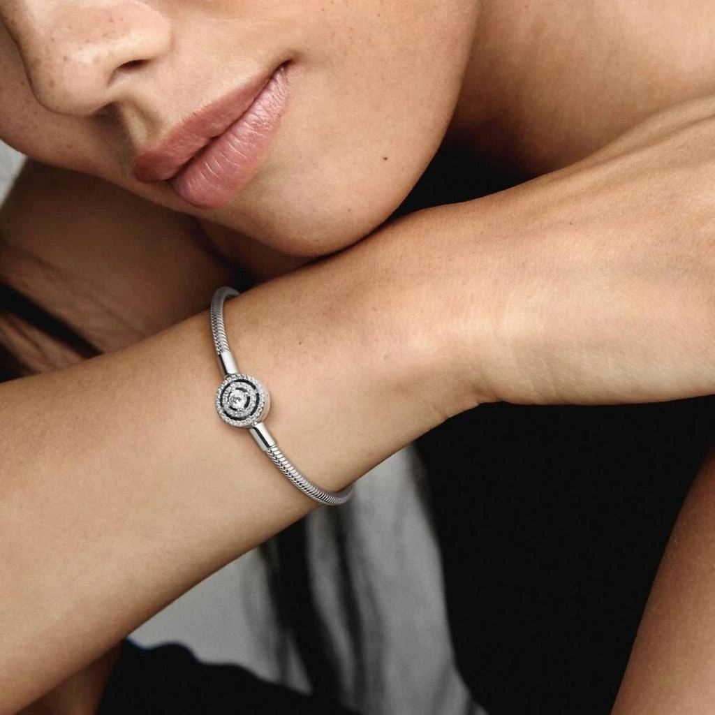 商品PANDORA|Women's Hearts Bracelet In Sterling Silver,价格¥627,第5张图片详细描述