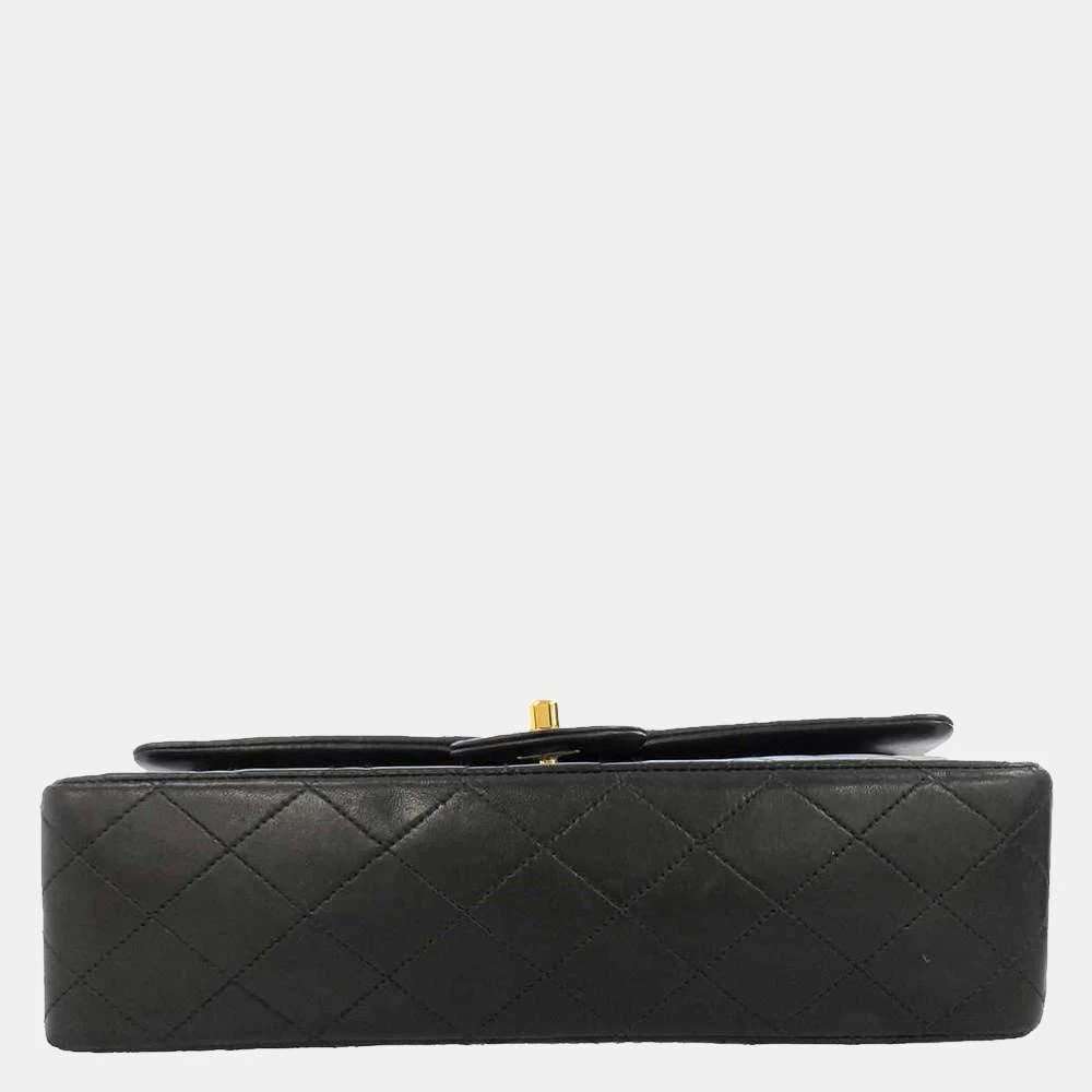 商品[二手商品] Chanel|Chanel Black Quilted Lambskin Leather Medium Double Flap Shoulder Bag ,价格¥35850,第4张图片详细描述