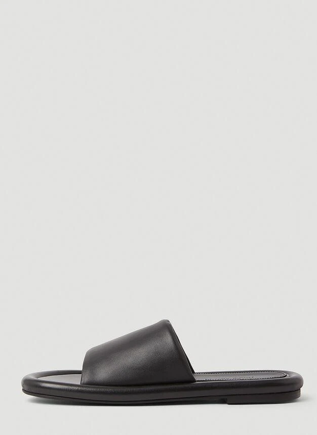 商品JW Anderson|Bumper Flat Sandals in Black,价格¥1637,第3张图片详细描述