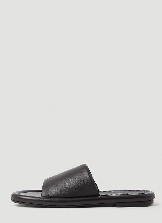 商品JW Anderson|Bumper Flat Sandals in Black,价格¥2002,第5张图片详细描述