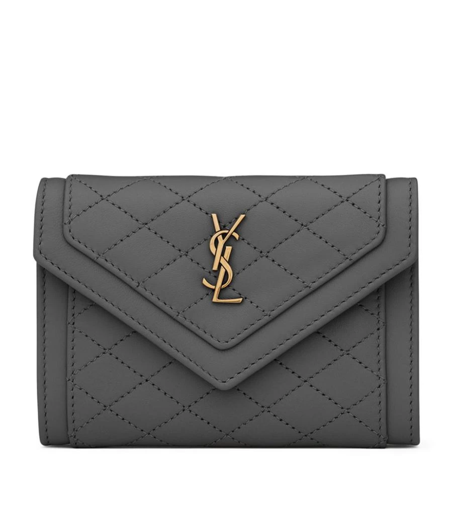 商品Yves Saint Laurent|Leather Quilted Wallet,价格¥4180,第1张图片