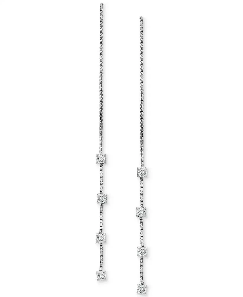 商品Giani Bernini|Cubic Zirconia Threader Earrings, Created for Macy's,价格¥124,第3张图片详细描述