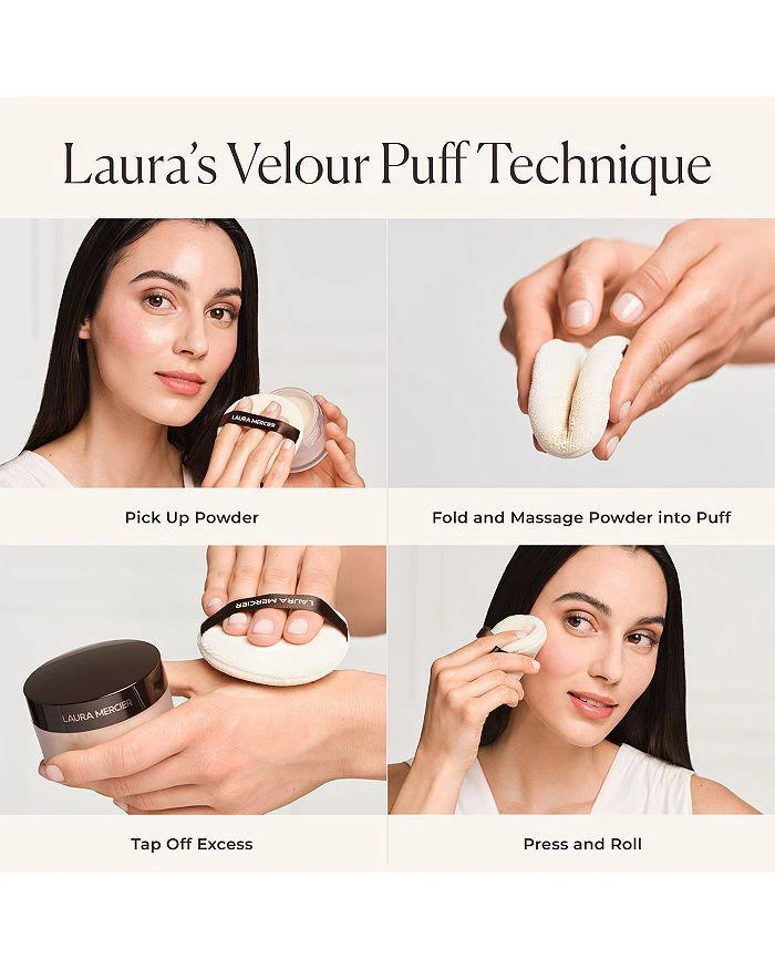 商品Laura Mercier|Indulgent Icons Translucent Loose Setting Powder & Puff Set ($51 value),价格¥316,第5张图片详细描述