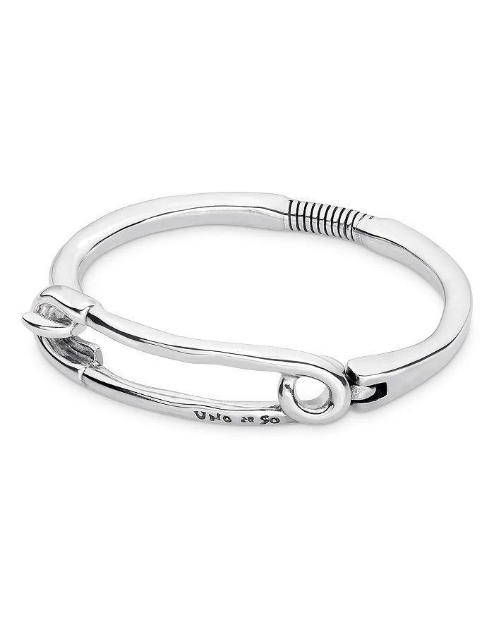 商品Uno de 50|Infinite Safety Pin Bangle Bracelet,价格¥1159,第1张图片