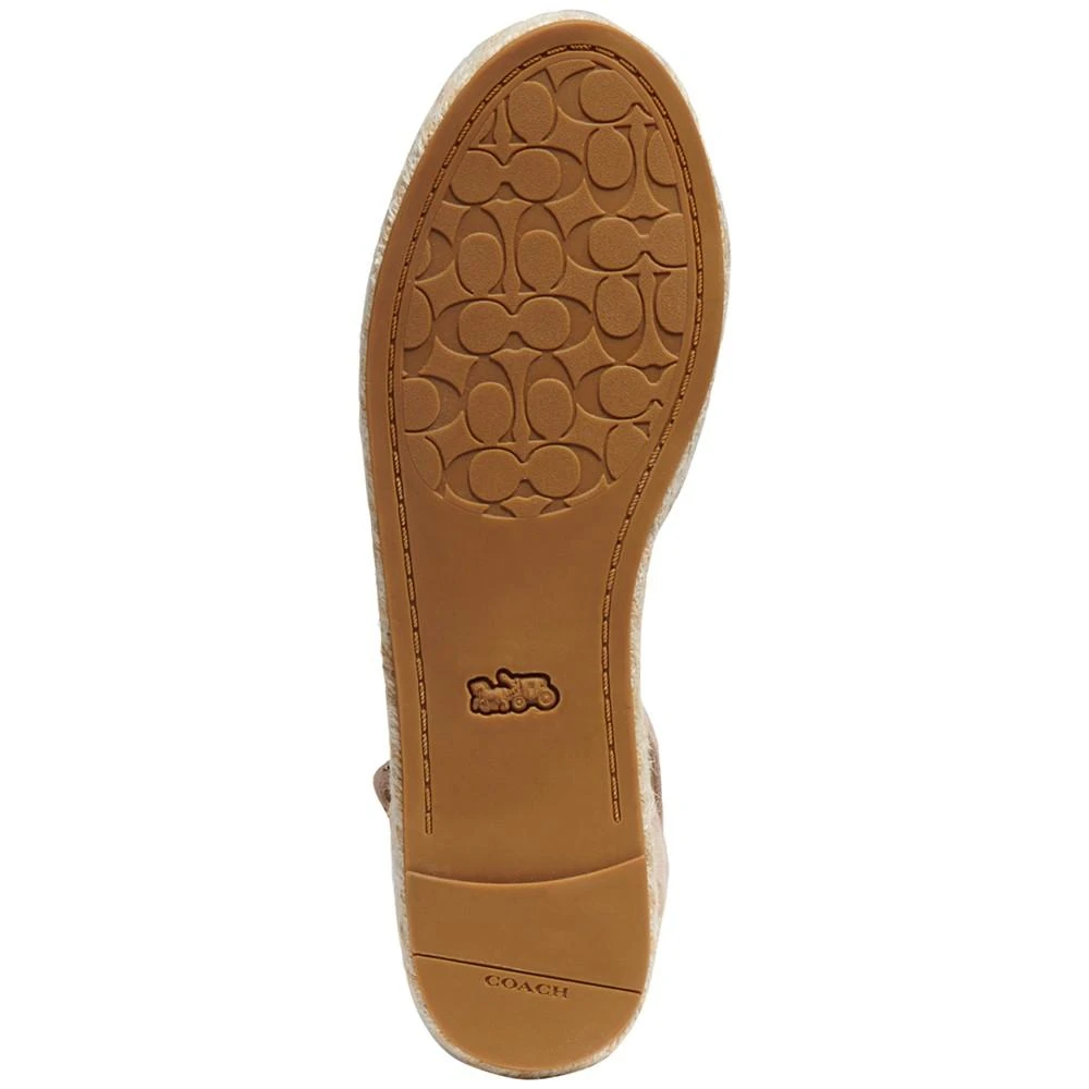 商品Coach|Women's Dillon Flatform Espadrille Sandals,价格¥735,第5张图片详细描述