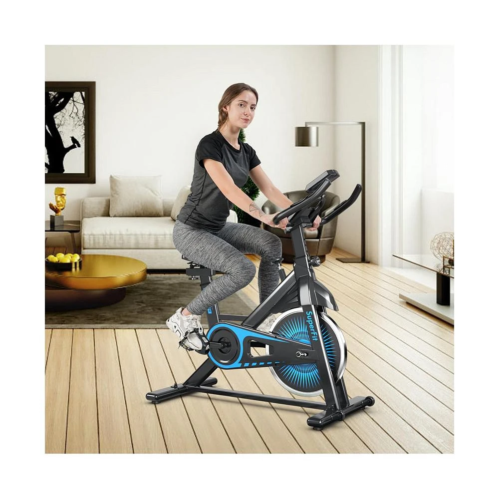 商品Costway|Indoor Cycling Stationary Bike Silent Belt Drive Adjustable,价格¥1786,第2张图片详细描述
