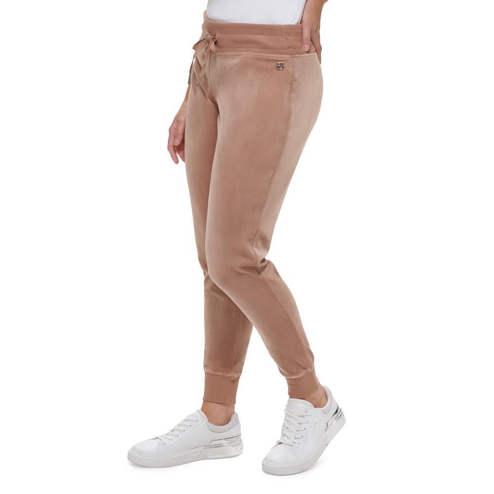 商品Calvin Klein|Petite Velour Jogger Pants,价格¥226,第5张图片详细描述