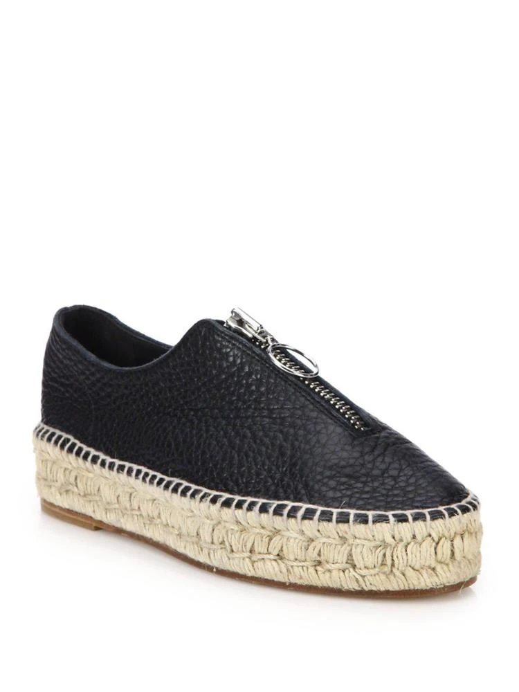 商品Alexander Wang|Alexander Wang - Devon Leather Espadrilles,价格¥1182,第1张图片