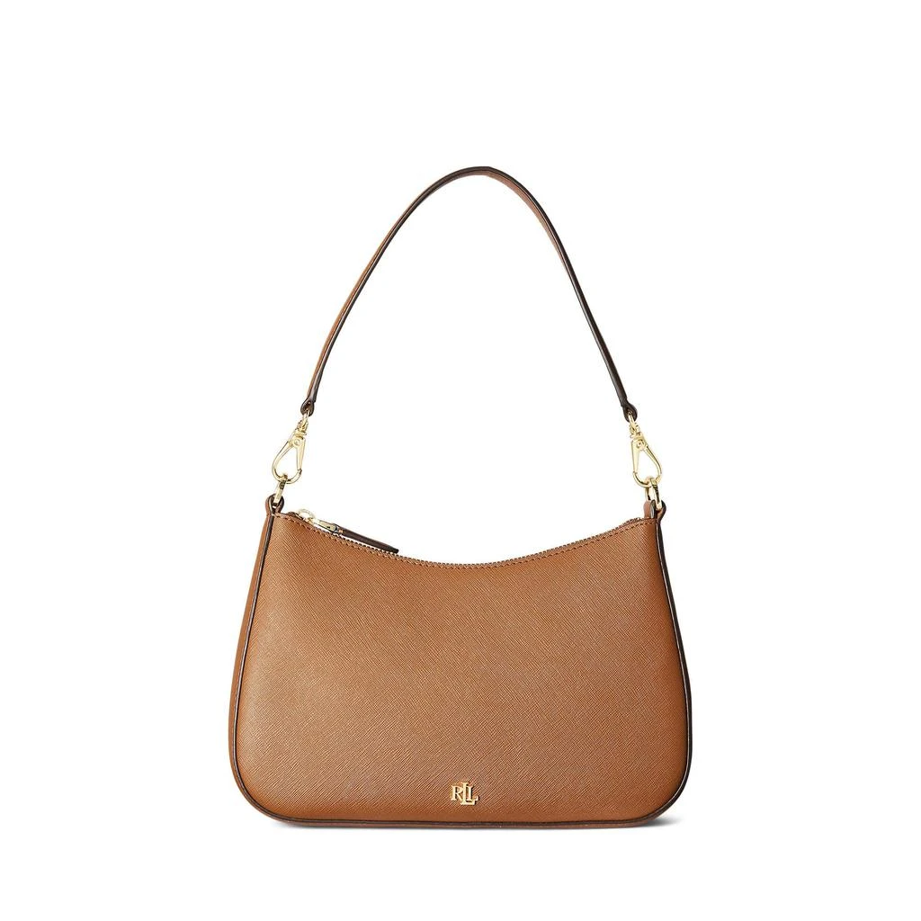 商品Ralph Lauren|Crosshatch Leather Medium Danni Shoulder Bag,价格¥1654,第1张图片