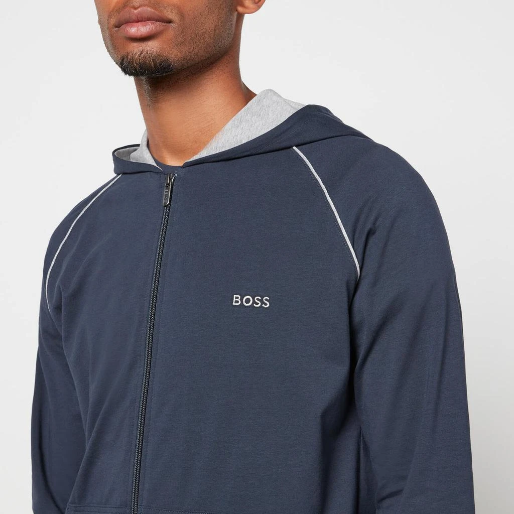 商品Hugo Boss|BOSS Bodywear Men's Mix&Match Hooded Jacket - Dark Blue,价格¥341,第4张图片详细描述