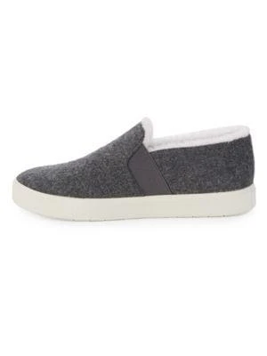 商品Vince|Blair Shearling Lined & Trim Slip-On Sneakers,价格¥394,第4张图片详细描述