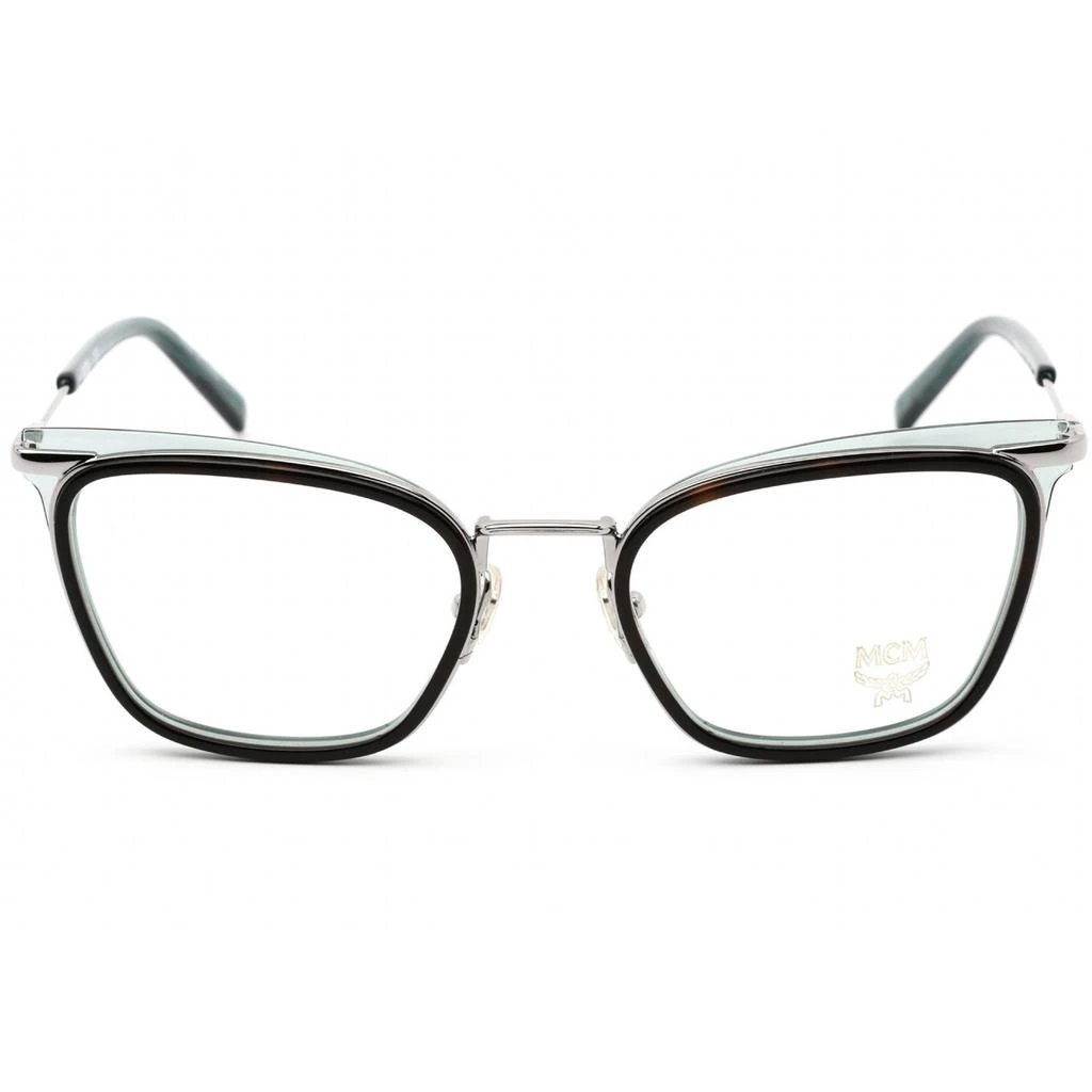 商品MCM|MCM Men's Eyeglasses - Clear Lens Havana/Petrol Cat Eye Shape Frame | MCM2146 240,价格¥376,第2张图片详细描述