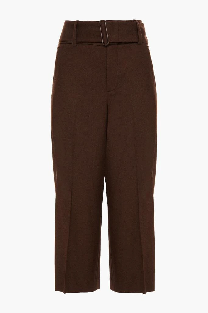 商品Vince|Cropped twill wide-leg pants,价格¥1039,第3张图片详细描述