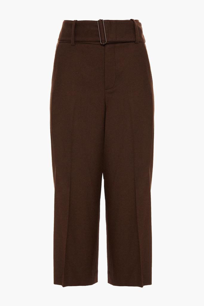 商品Vince|Cropped twill wide-leg pants,价格¥1029,第1张图片