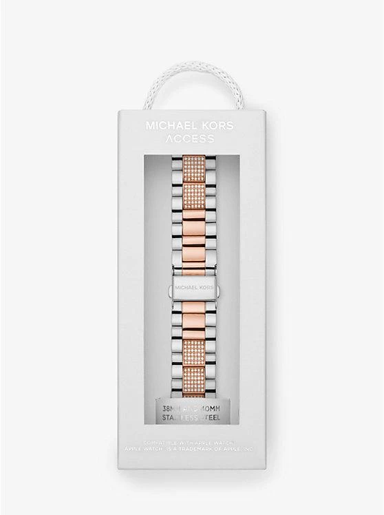 商品Michael Kors|Pavé Two-Tone Strap For Apple Watch®,价格¥986,第4张图片详细描述