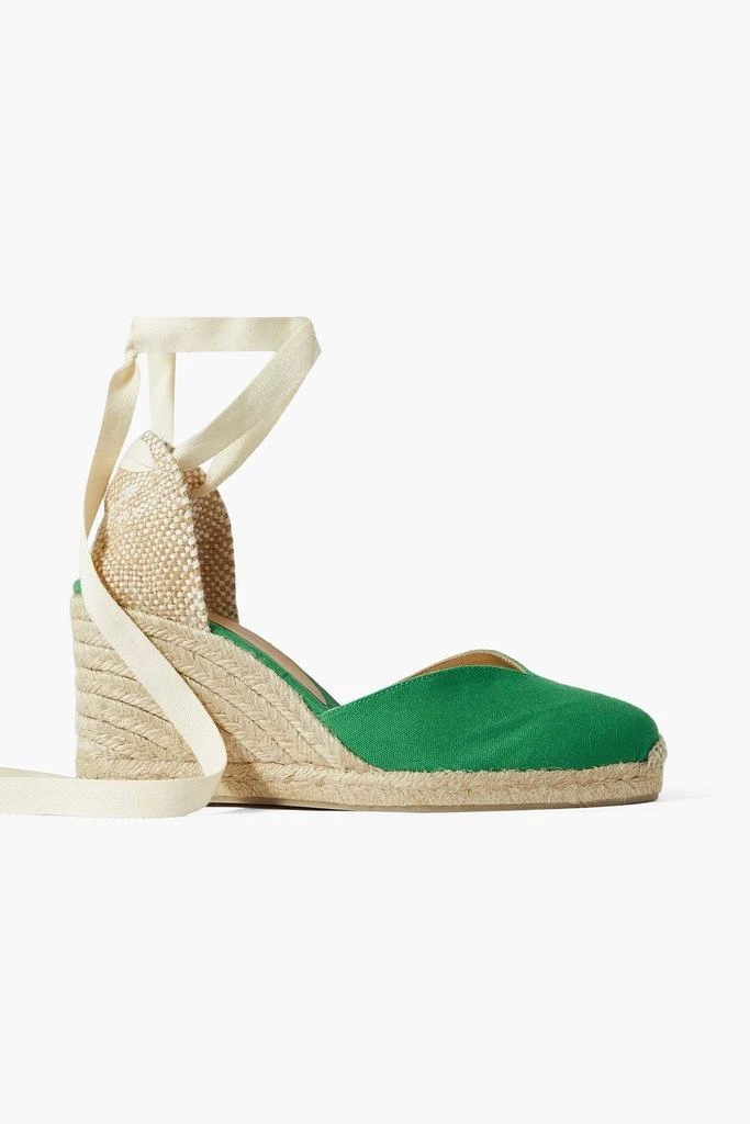 商品CASTAÑER|Chiara 80 canvas wedge espadrilles,价格¥660,第1张图片