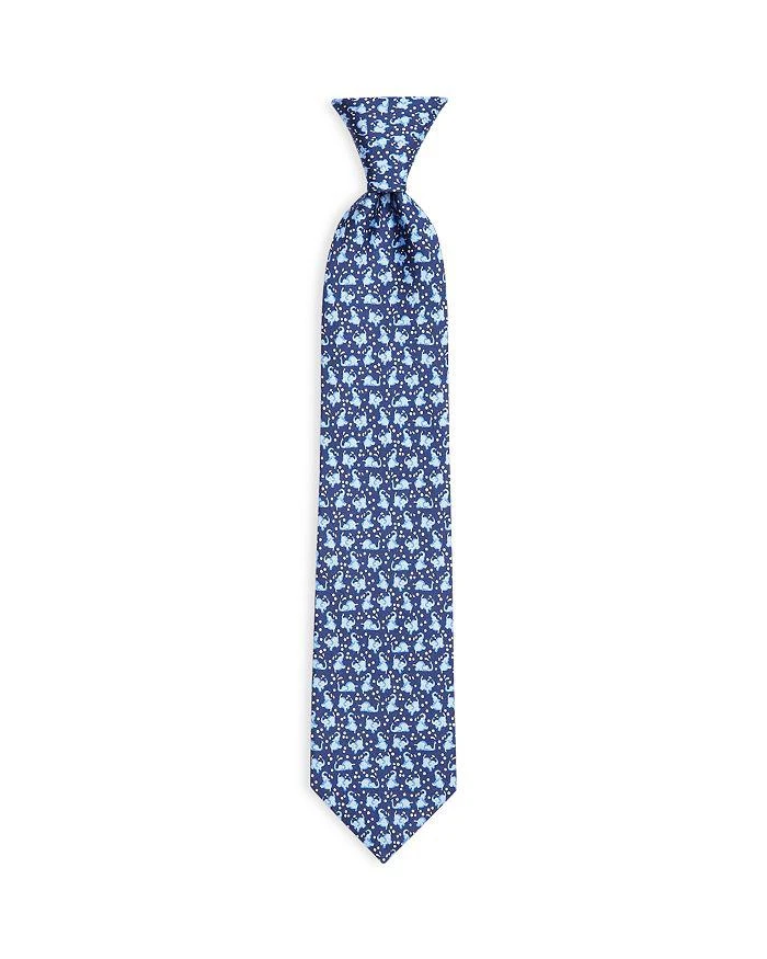 商品Salvatore Ferragamo|Elephant Print Classic Silk Tie,价格¥1176,第1张图片