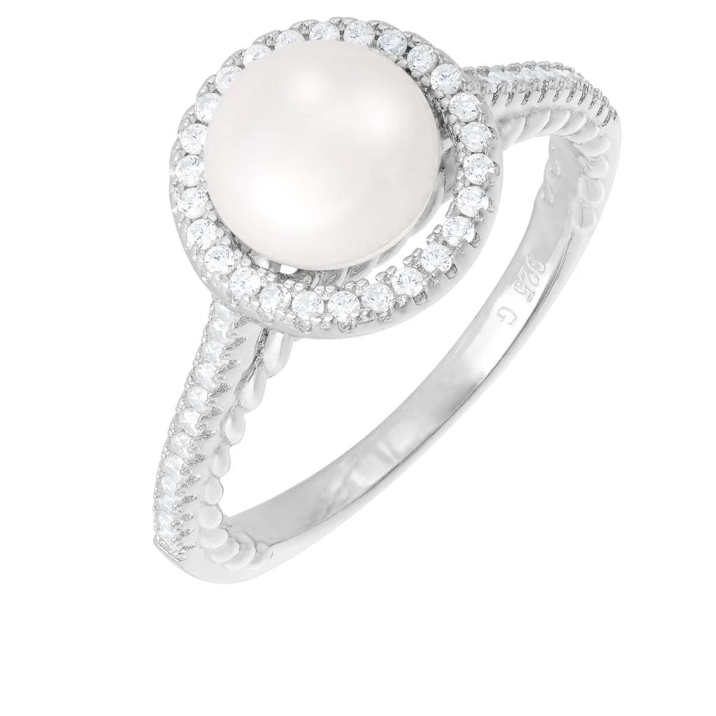 商品Splendid Pearls|14k Yellow Gold 7-7.5mm Pearl Ring,价格¥334,第1张图片