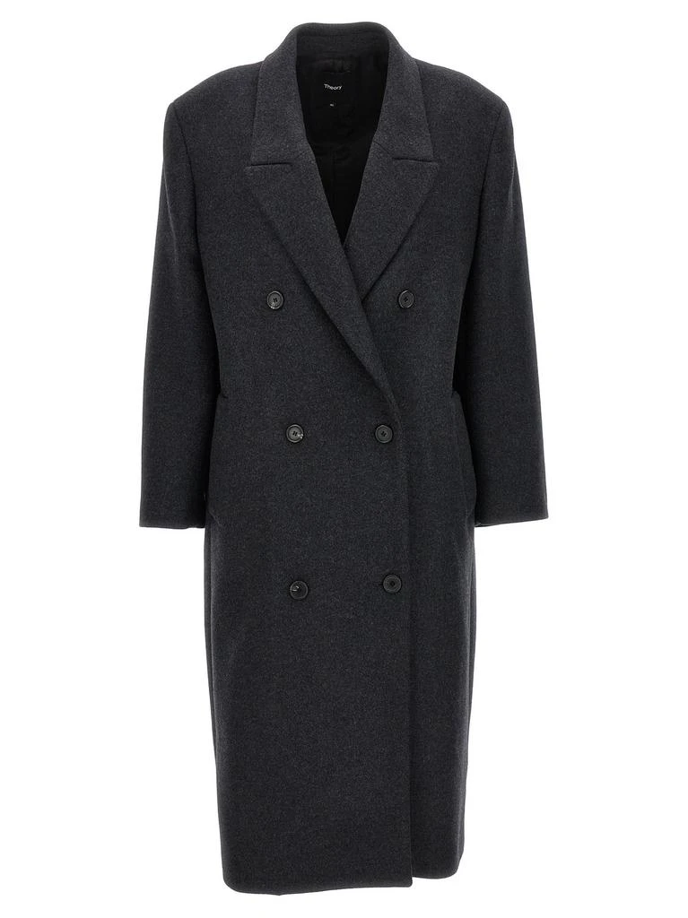 商品Theory|Theory Double Breasted Long-Sleeved Coat,价格¥6220,第1张图片