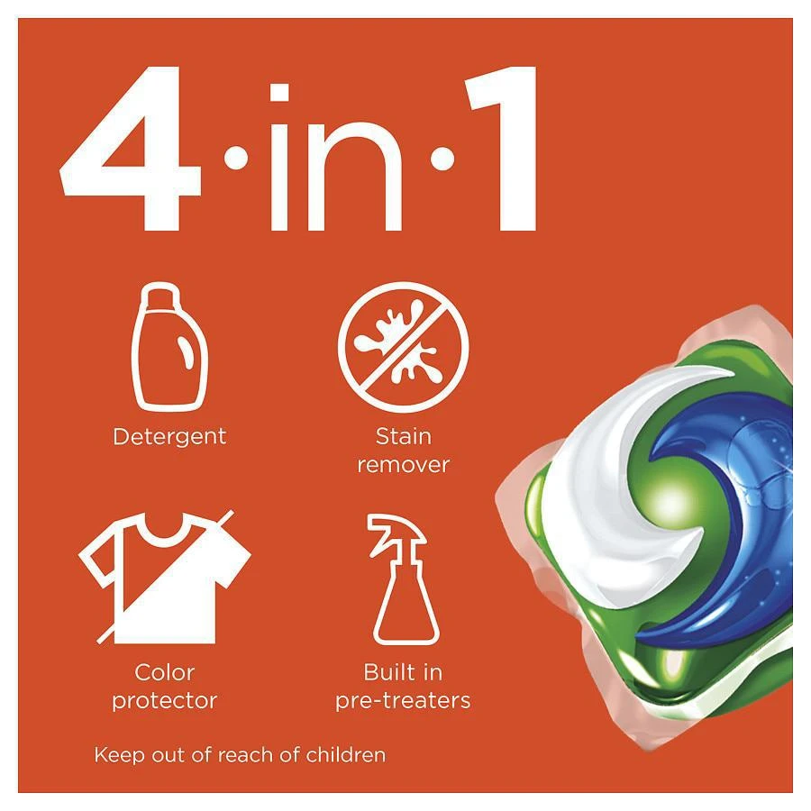 商品Tide|Pods Liquid Laundry Detergent  Pacs,  4-in-1 Ultra Oxi,价格¥41,第5张图片详细描述