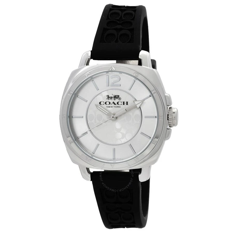 商品Coach|Boyfriend Quartz Silver Dial Ladies Watch 14503877,价格¥504,第1张图片