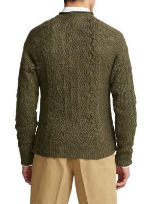 商品Ralph Lauren|Silk Blend Cable Knit Sweater,价格¥3834,第2张图片详细描述