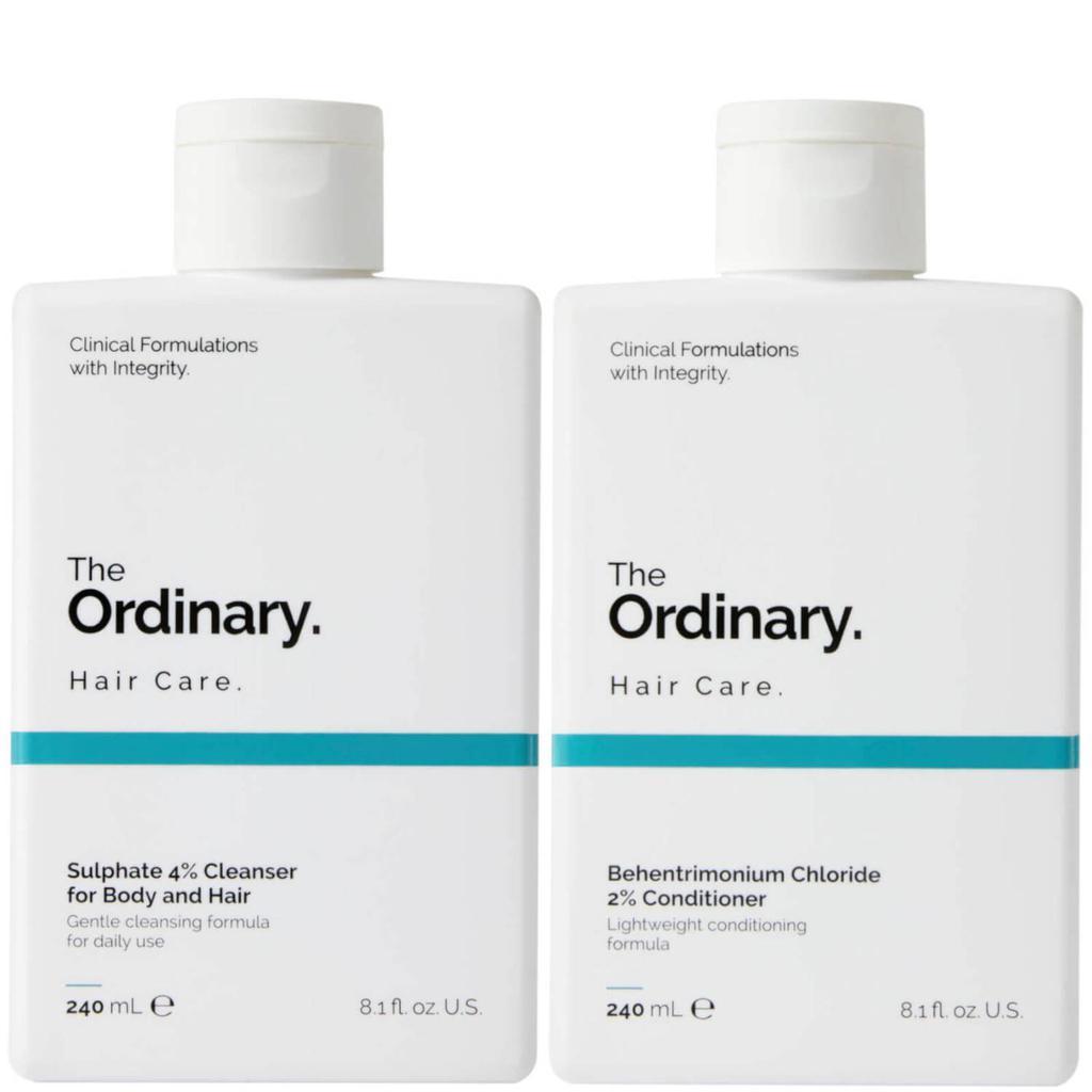 商品The Ordinary|The Ordinary Sulphate Cleanser and Behentrimonium Chloride Conditioner Bundle,价格¥120,第1张图片
