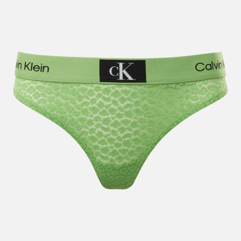 卡尔文·克莱恩Calvin Klein女款内裤, One Cotton Average + Full Figure Thong 55% 棉, 37%  莫代尔纤维, 8% 弹性纤维价格¥67-¥103