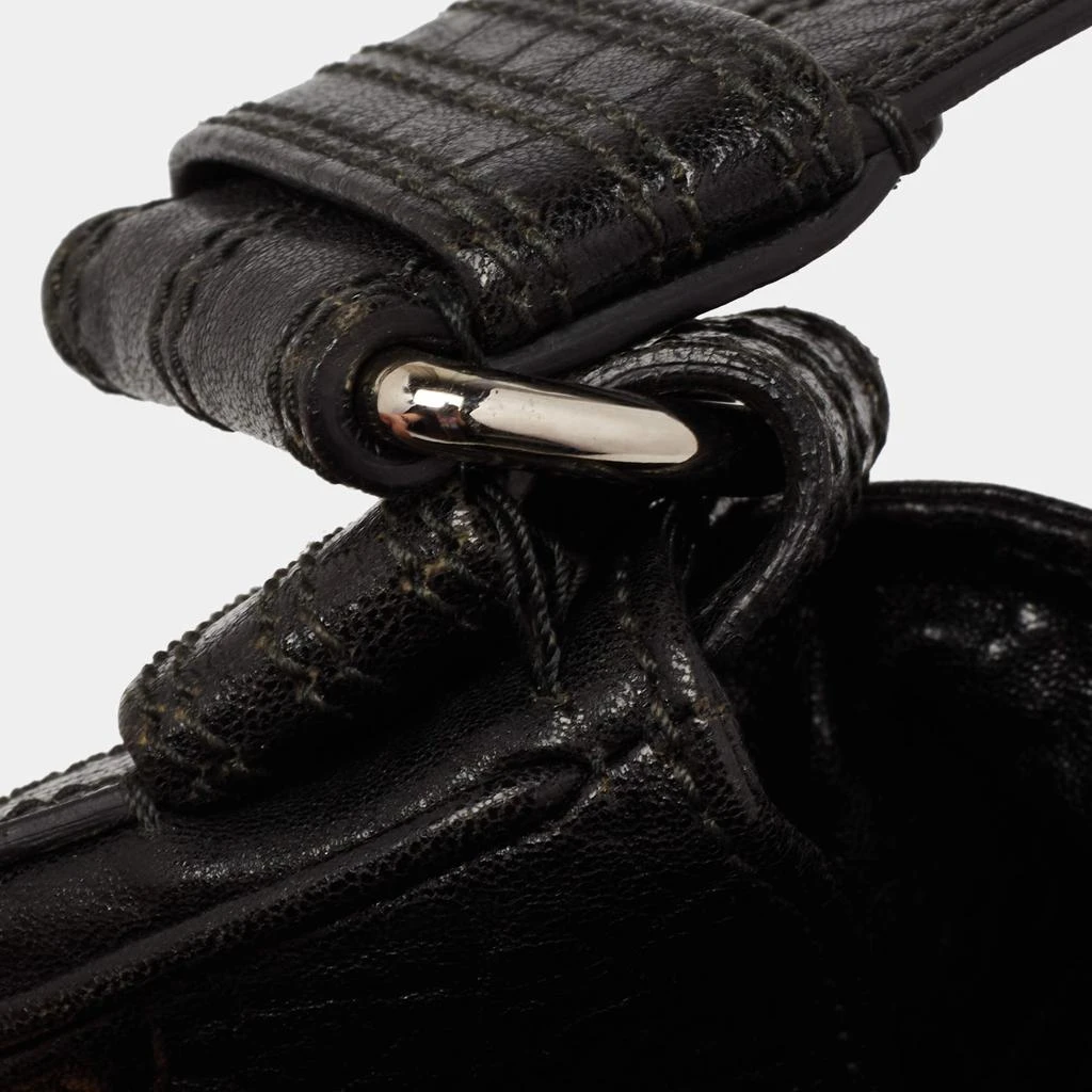 Bvlgari Black Leather Leoni Flap Shoulder Bag 商品