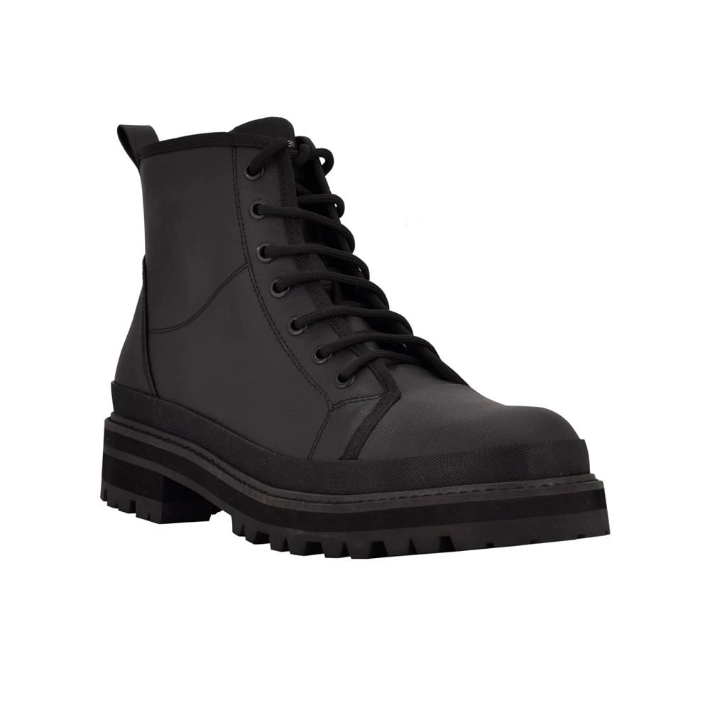 商品Calvin Klein|Men's Bsboot Lace Up Lug Sole Ankle Boots with a Round Toe,价格¥462,第1张图片