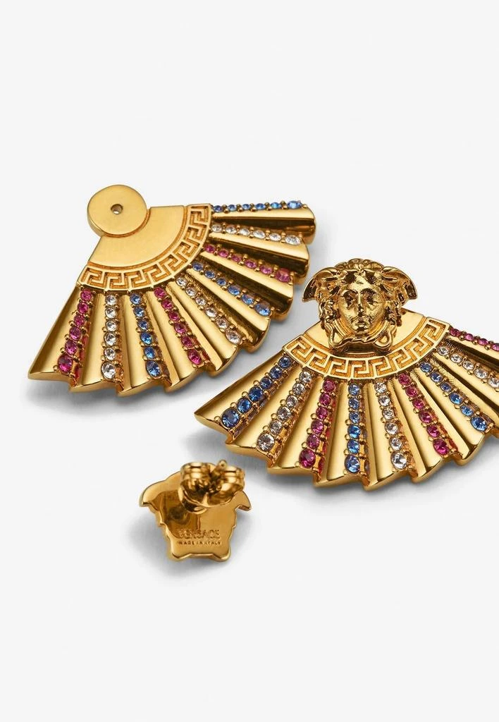 商品Versace|The Fan Medusa Earrings with Swarovski Crystals,价格¥2943,第2张图片详细描述