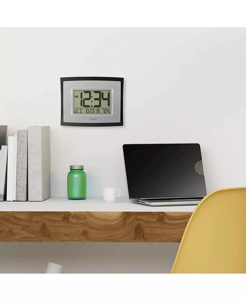 商品La Crosse Technology|Digital Clock with Indoor Temperature,价格¥189,第3张图片详细描述