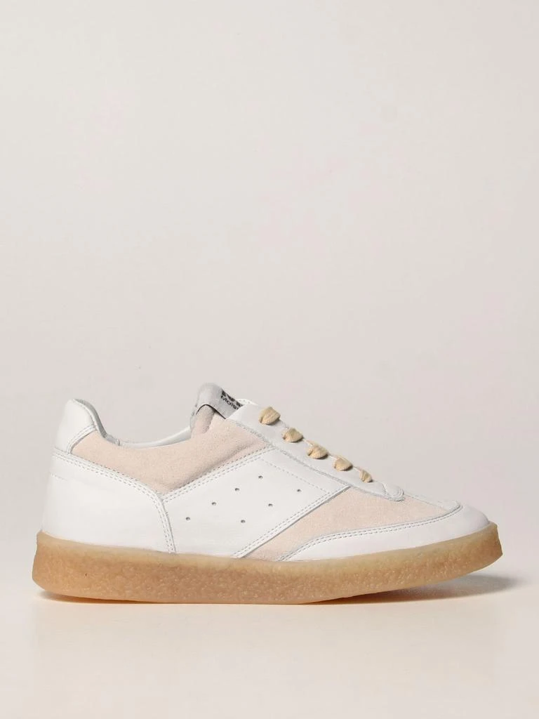 商品MAISON MARGIELA|Mm6 Maison Margiela sneakers in leather and suede,价格¥2758,第1张图片