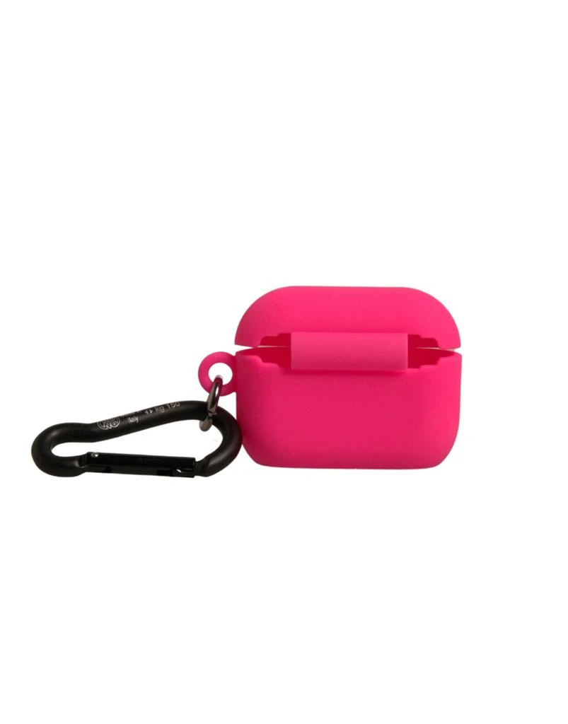 商品Dolce & Gabbana|Dolce & Gabbana Pink Silicone Rubber Logo Embossed Airpods Case,价格¥1711,第4张图片详细描述