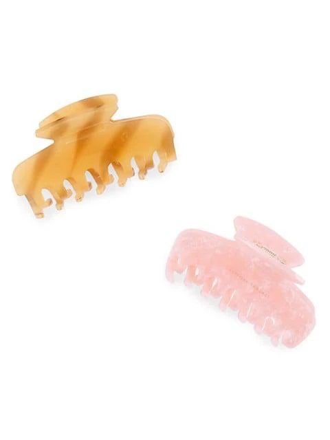 商品Loeffler Randall|Logo Hair Claws Set,价格¥170,第1张图片