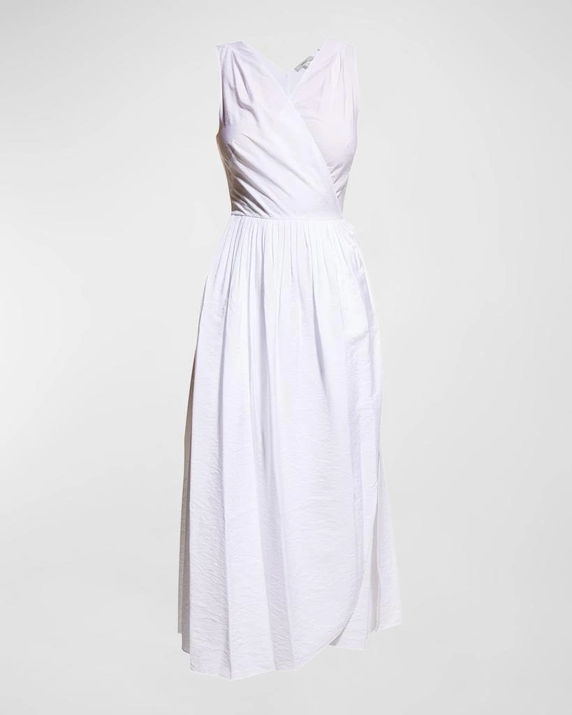 商品Vince|Sleeveless V-Neck Midi Wrap Dress,价格¥1530,第2张图片详细描述
