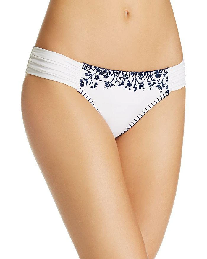 商品Lucky Brand|Stitch In Time Side Sash Bikini Bottom,价格¥451,第1张图片