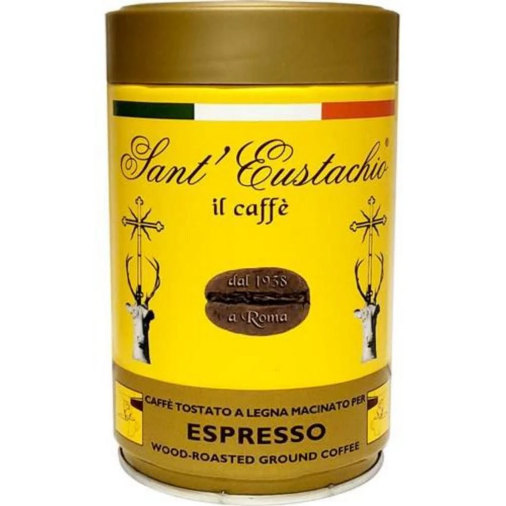 商品SantEustachio|Sant Eustachio Espresso Grind Coffee in Can (Pack of 2),价格¥332,第1张图片