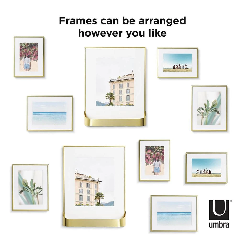 Umbra Matinee Gallery Frames (Set of 5) - Matte Brass 商品