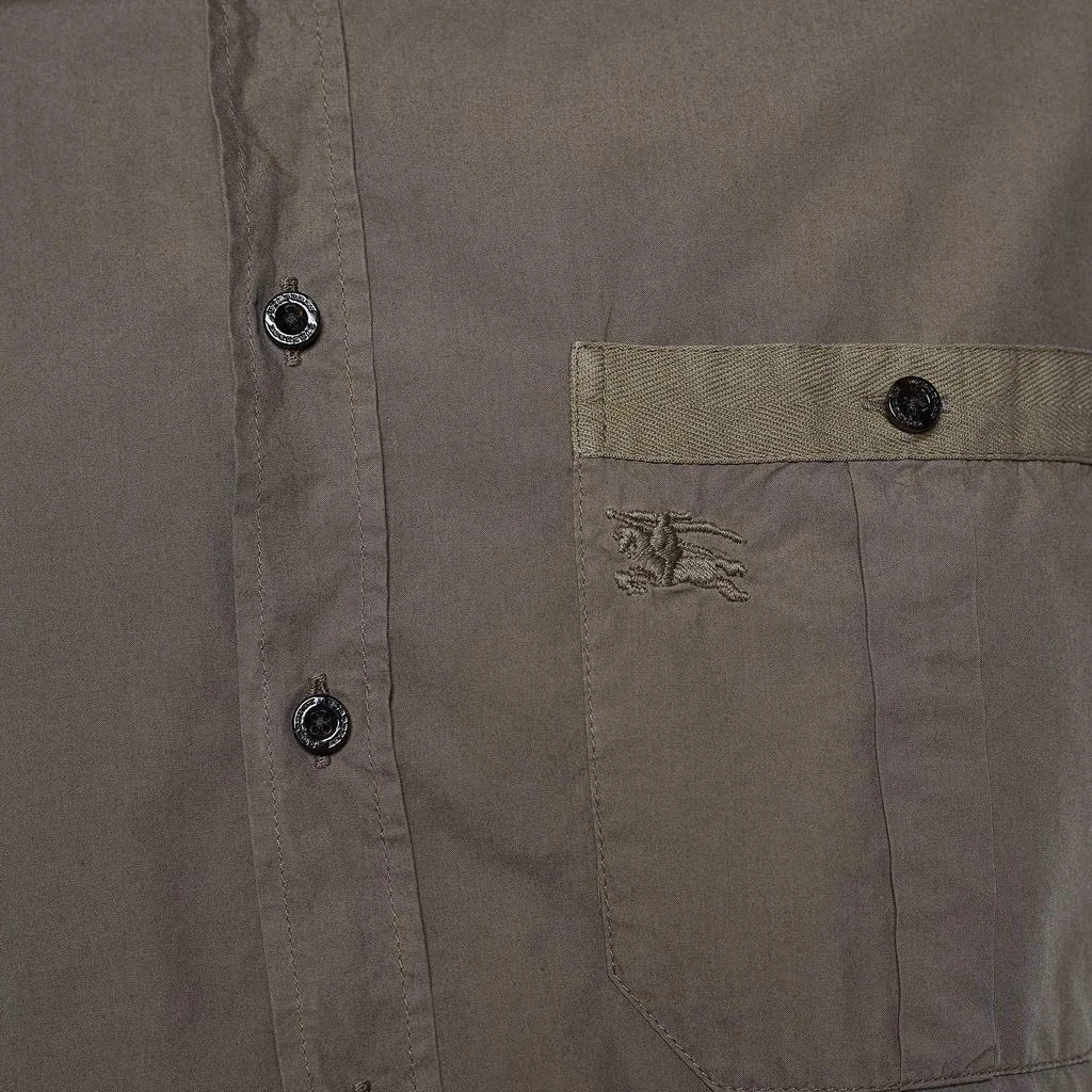 商品[二手商品] Burberry|Burberry Khaki Cotton Short Sleeve Button Front Shirt M,价格¥1194,第3张图片详细描述