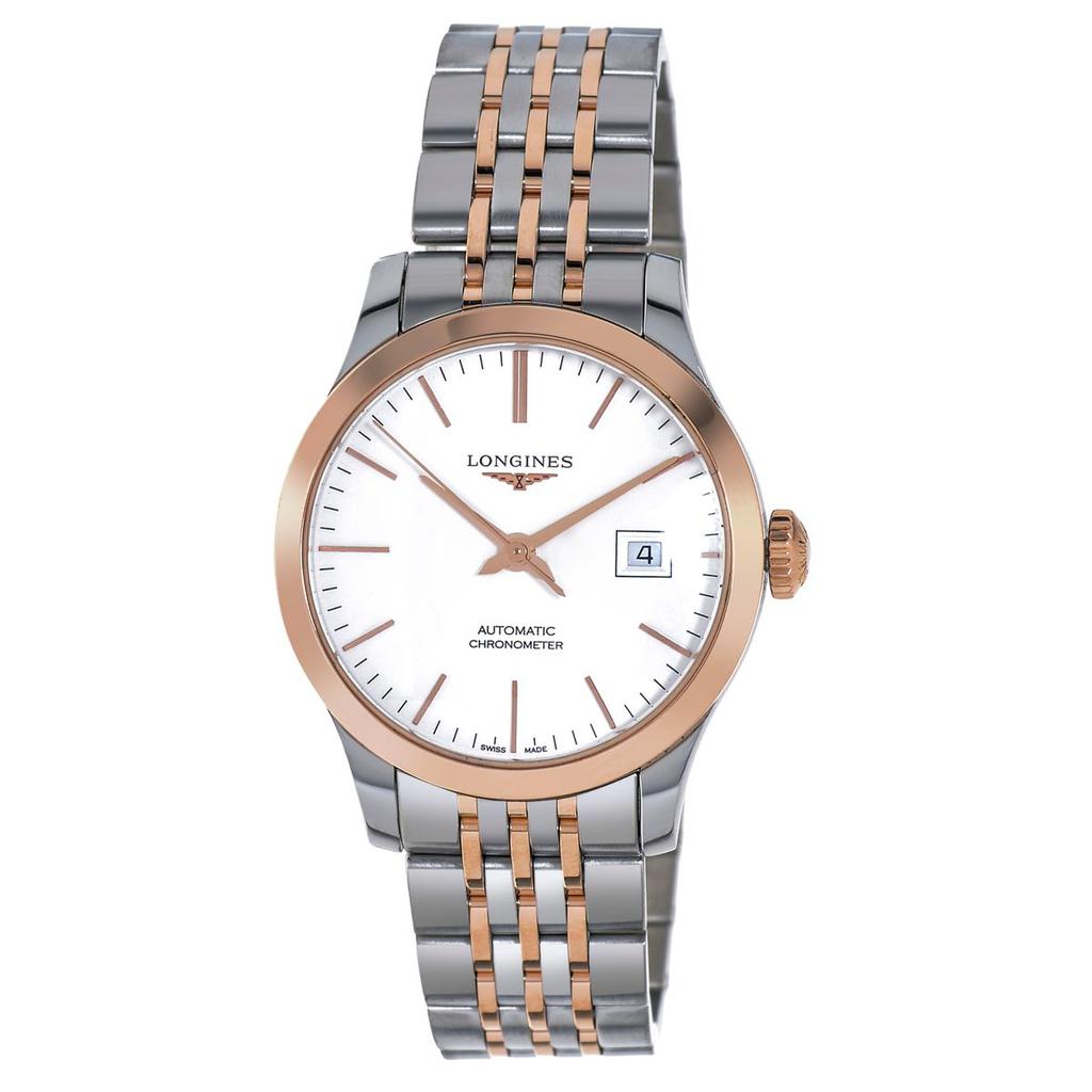 Longines Record Chronometer Two Tone Automatic Women's Watch L23215727商品第1张图片规格展示