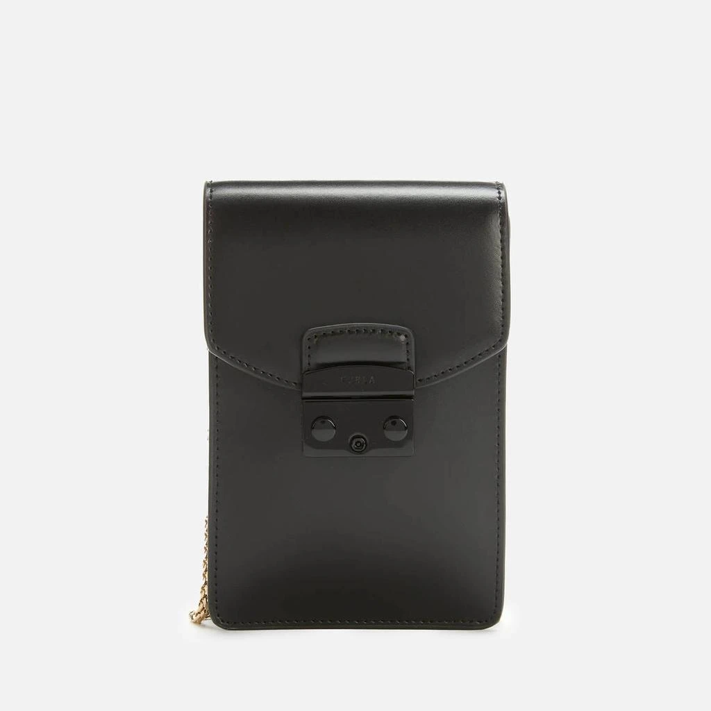 商品Furla|Furla Women's Metropolis Mini Vertical Cross Body Bag - Black,价格¥822,第1张图片