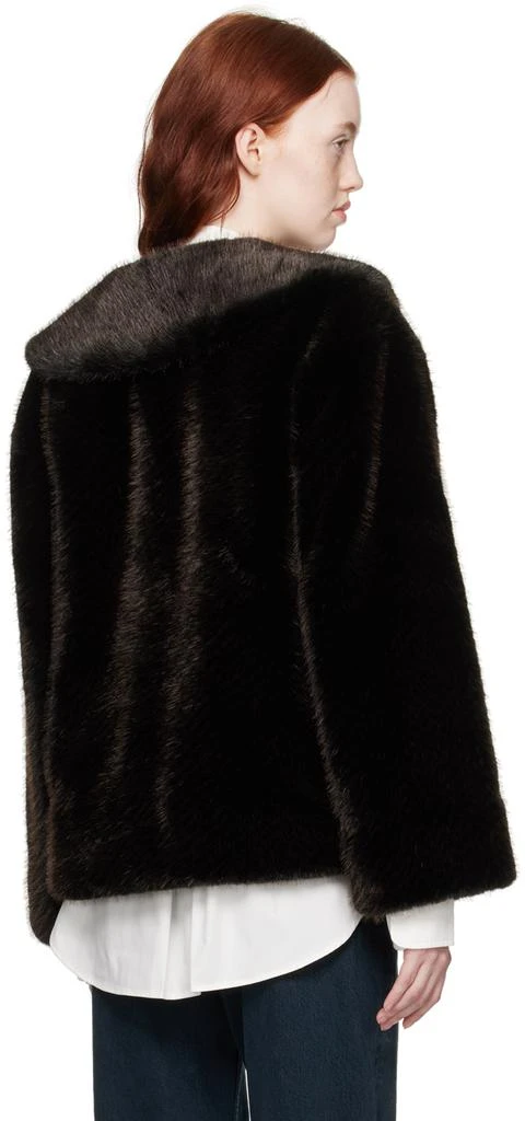 商品ANINE BING|Black Hilary Faux-Fur Jacket,价格¥4846,第3张图片详细描述