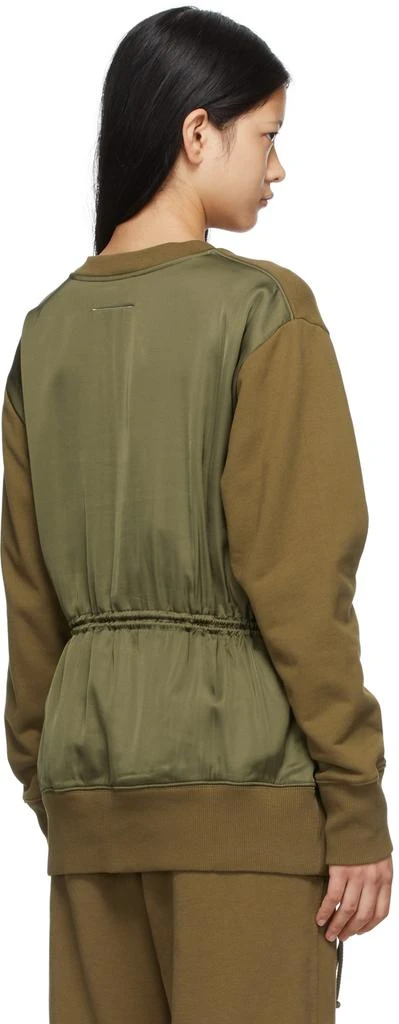 商品MAISON MARGIELA|Khaki Spliced Sweatshirt,价格¥1018,第3张图片详细描述