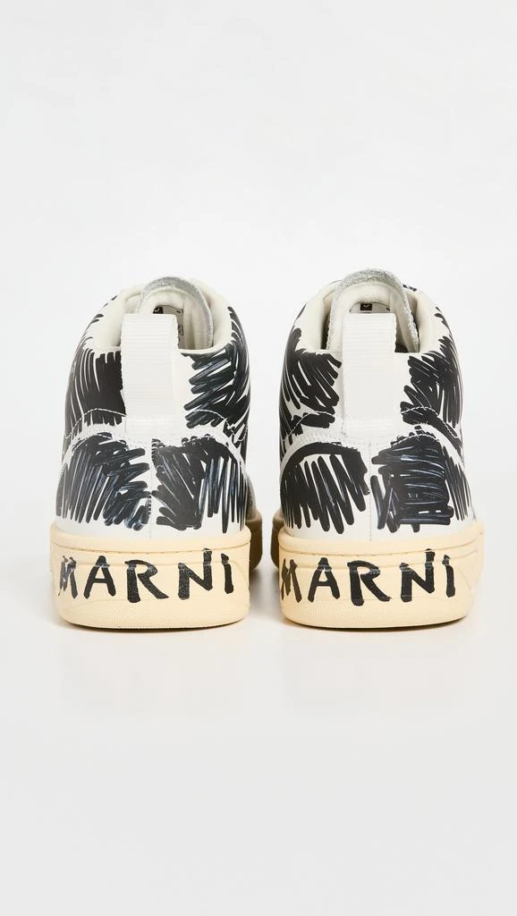 商品Marni|Marni X Veja V15 Man High Top Sneakers,价格¥2383,第5张图片详细描述