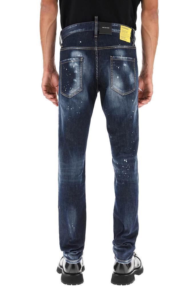 商品DSQUARED2|Dsquared2 dark ripped bleach wash cool guy jeans,价格¥2974,第5张图片详细描述
